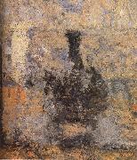 Claude Monet, Detail of  Railway station